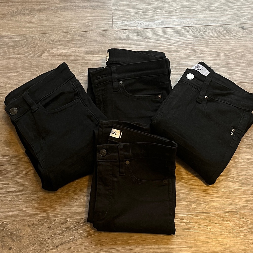 Women's Black Jeans Madewell etc